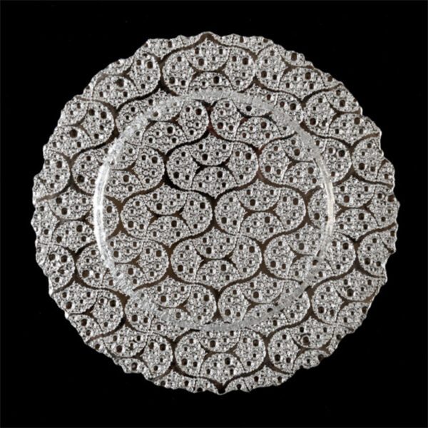 Wholesale glass charger plate PZ-049 product photo